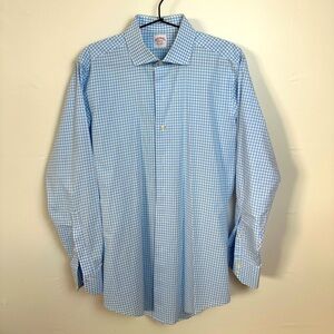 Men’s Size Medium - Brook’s Brothers Blue and White Button Down Business Casual